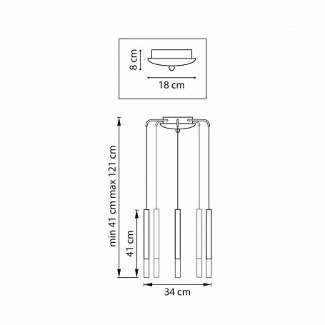 Подвесная люстра Loft IT Nuage LOFT1163-6YL