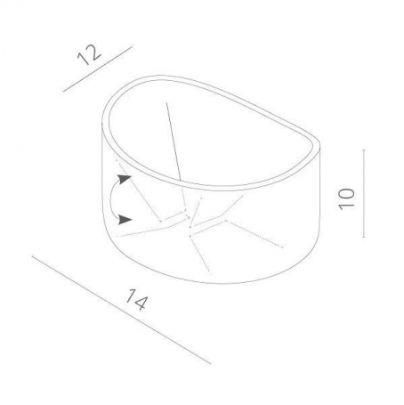 Настенный светильник Arte Lamp 1415 A1415AL-1WH