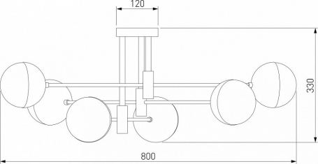 Настенный светильник Lightstar Nubi Legno 802615