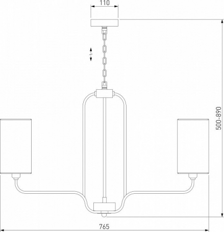 Подвесная люстра Eurosvet Purezza 60128/6 хром