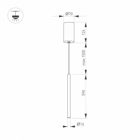 Настенный светильник iLedex Lunar ZD8102-6W Gold