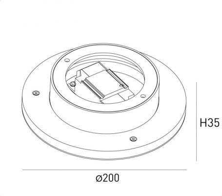 Настенный светильник ML ML-R200-BL-WW