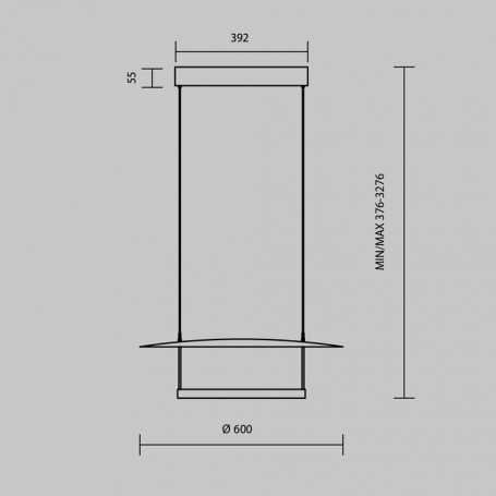 Подвесной светильник Ambience MOD280PL-L30B3K1