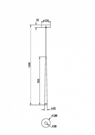 Подвесной светильник Cascade MOD132PL-L6BSK