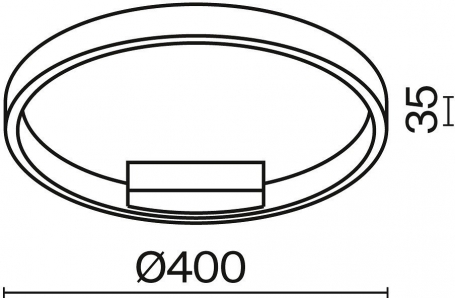 Потолочный светильник Rim MOD058CL-L25WK