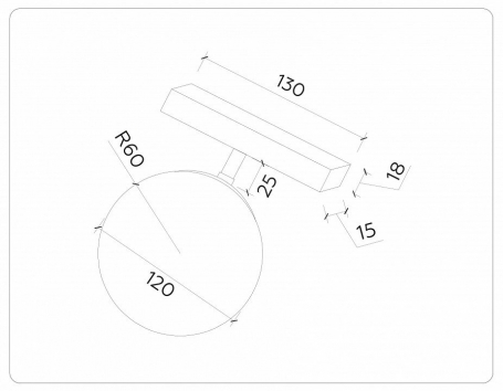 Трековый светильник Track System GL3921