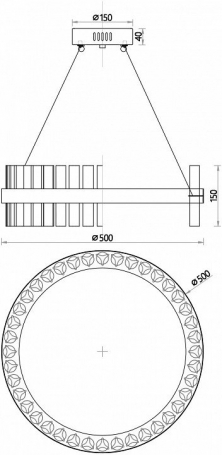 Подвесная люстра Favourite Placerat 4012-5P