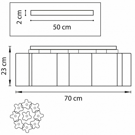 Подвесная люстра Favourite Light Point 2997-6P