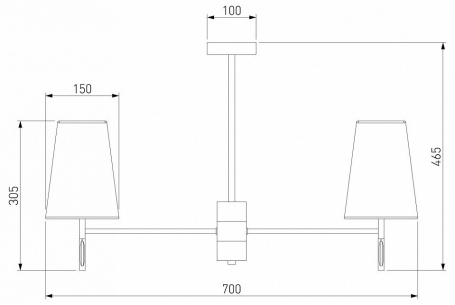 Потолочная люстра Lussole Topgrade LSP-8477