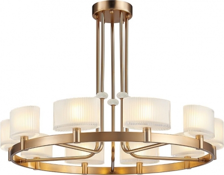 Потолочная люстра 4330 4338+2/C new gold