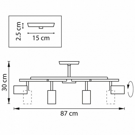 Торшер Lussole Loft Dawson LSP-0577