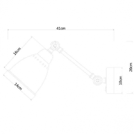 Бра Arte Lamp Braccio A2054AP-1SS