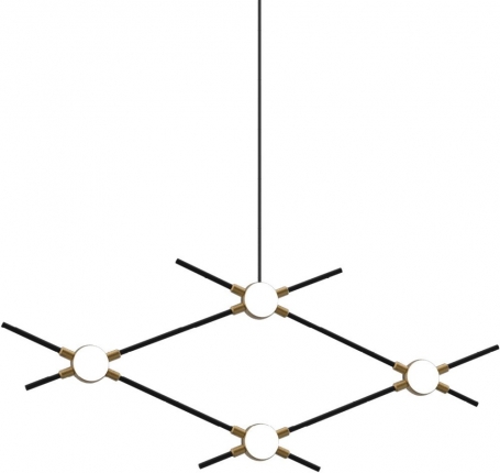 Подвесной светильник Molecular MD18001067-4A black/gold