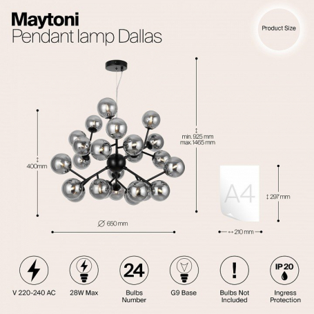 Бра Maytoni Axis MOD106WL-L10G3K