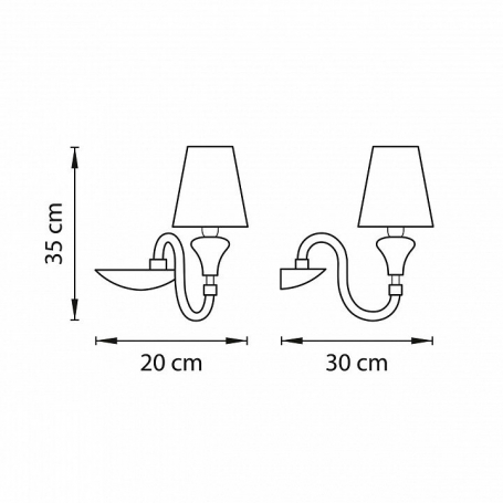 Накладной светильник Odeon Light Crystal 5007/120L