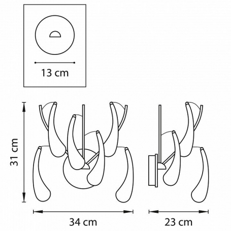 Подвесной светильник Odeon Light Candel 5009/48L