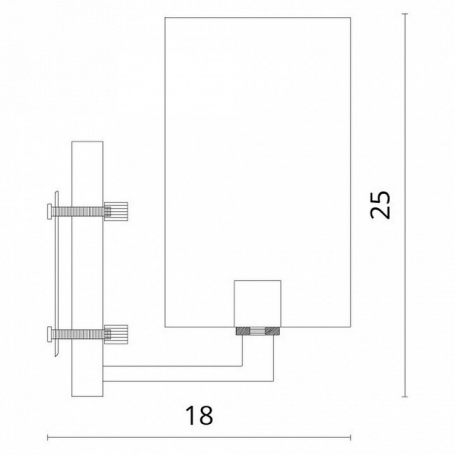 Бра Arte Lamp Secunda A1003AP-1CC