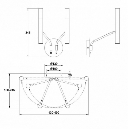 Потолочная люстра Odeon Light Banche 5005/8C