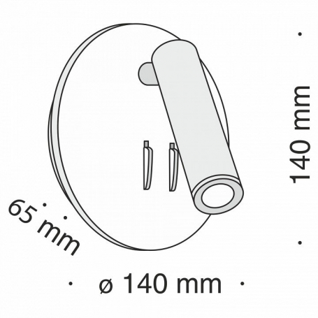 Настенный светильник Odeon Light Gatsby 4871/1W