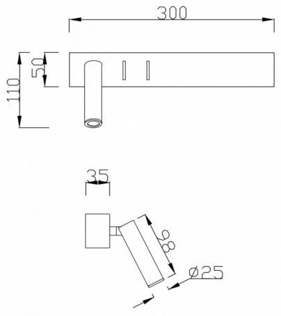 Бра Odeon Light Okia 4670/1W