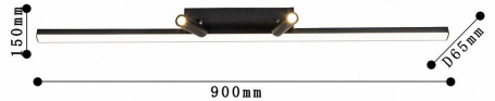 Потолочный светодиодный светильник Favourite Reticenza 4089-2C