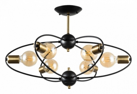 Потолочная люстра Arte Lamp Glasgow A1963PL-6BK