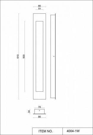 Настенный светильник Favourite Meridiem 4004-1W