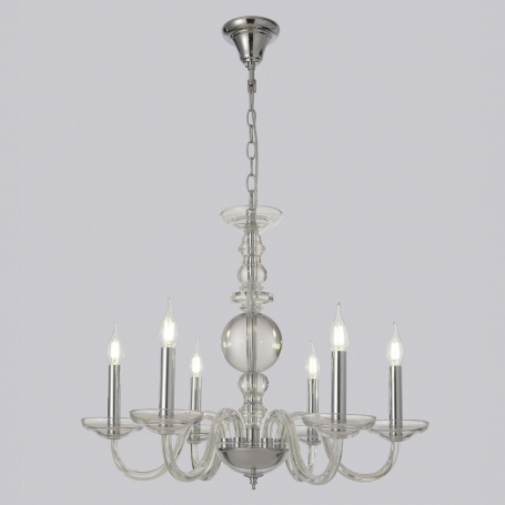 Подвесная люстра Crystal Lux ARABESQUE SP6 CHROME Подвесная люстра Crystal Lux ARABESQUE SP6 CHROME