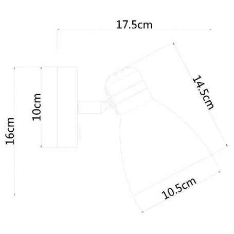 Настенный светильник Arte Lamp Mercoled A5049AP-1BK