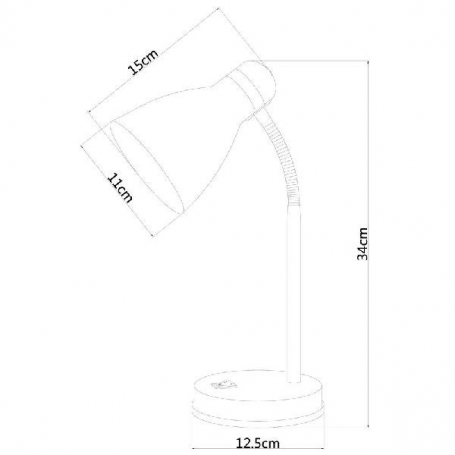 Настольная лампа Arte Lamp Mercoled A5049LT-1BK