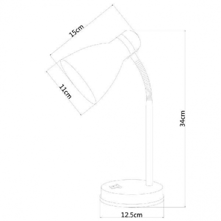 Настольная лампа Arte Lamp Mercoled A5049LT-1WH