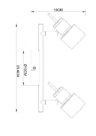 Спот Arte Lamp Almach A1906PL-2WH