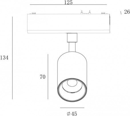 Трековый светильник SLIM SL-SLIM-SPBL-10-CCT