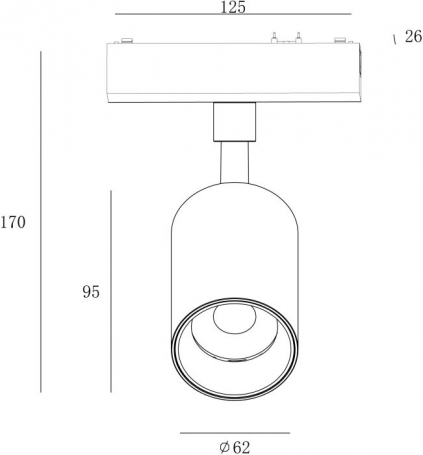 Трековый светильник SLIM SL-SLIM-SPWH-20-CCT