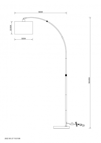 Напольный торшер Arte Lamp Paolo A4060PN-1CC