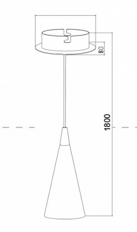 Подвесной светильник Maytoni Nevill P318-PL-01-N