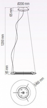 Подвесной светодиодный светильник Horoz Concept-35 хром 019-010-0035 (HRZ00002182)
