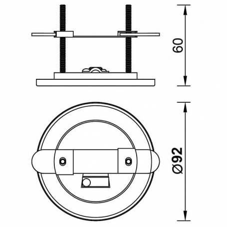 Спот Odeon Light Duetta 3895/1C