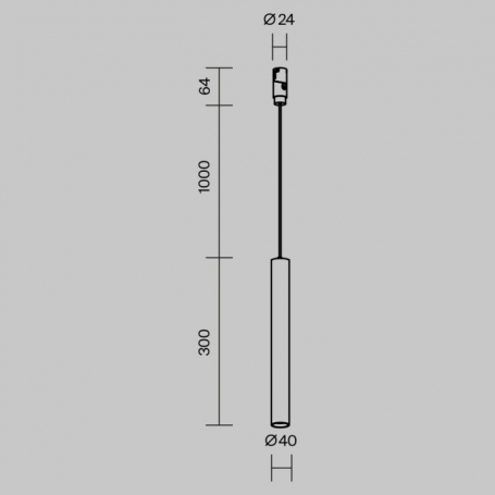 Трековый светильник Skim TR210-1-5W3K-M-B
