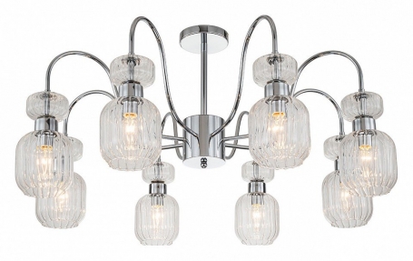 Потолочная люстра Escada Gloss 1141/8PL Chrome/Clear