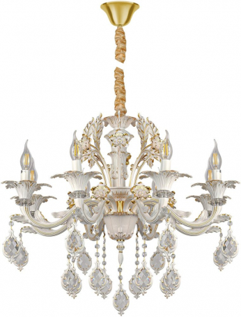 Подвесная люстра CLEOPATRA CLEOPATRA SP8 WH+GL