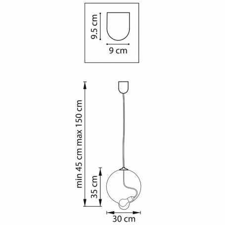 Подвесной светильник Canzo Canzo L 1.P7 CL