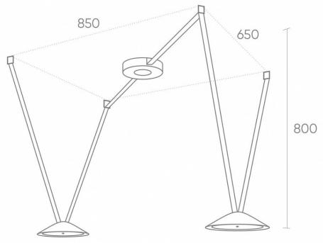 Потолочная люстра Escada 10220/3LED