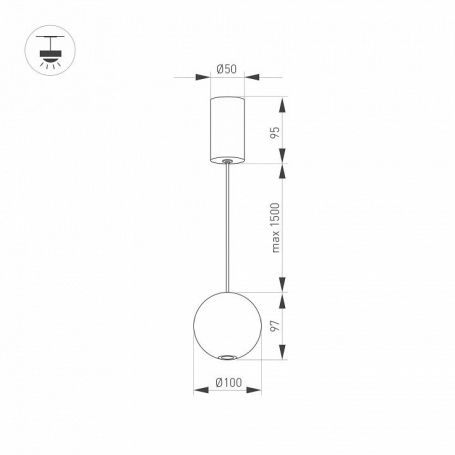 Подвесной светильник Arlight ELEMENTA 033423