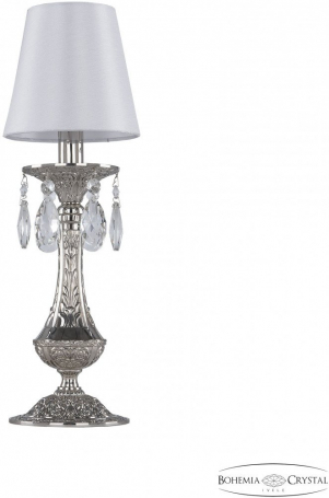 Интерьерная настольная лампа Bohemia Ivele Crystal Florence 71100L/1 Ni ST5