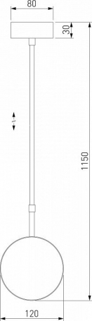 Подвесной светильник Elektrostandard Grollo 50120/1