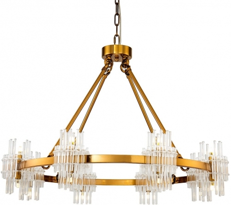 Подвесная люстра DeLight Collection KR1209 KR1209P-16 brass