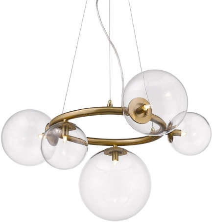 Подвесная люстра DeLight Collection Puppet P68092-5 brass