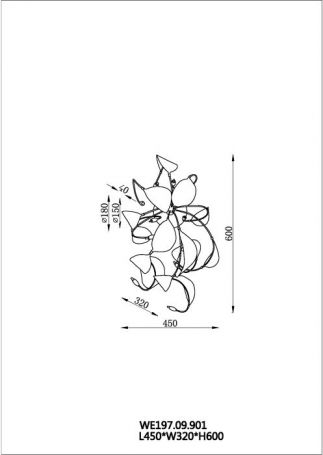 Настенный светильник Wertmark Alessandra WE197.09.901