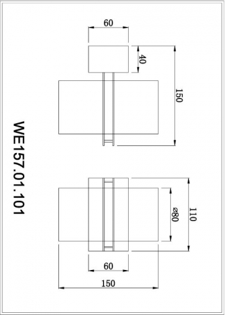 Настенный светильник Wertmark Paula WE157.01.101